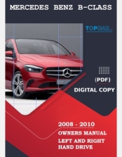MERCEDES BENZ B CLASS 2010 RHD AND LHD